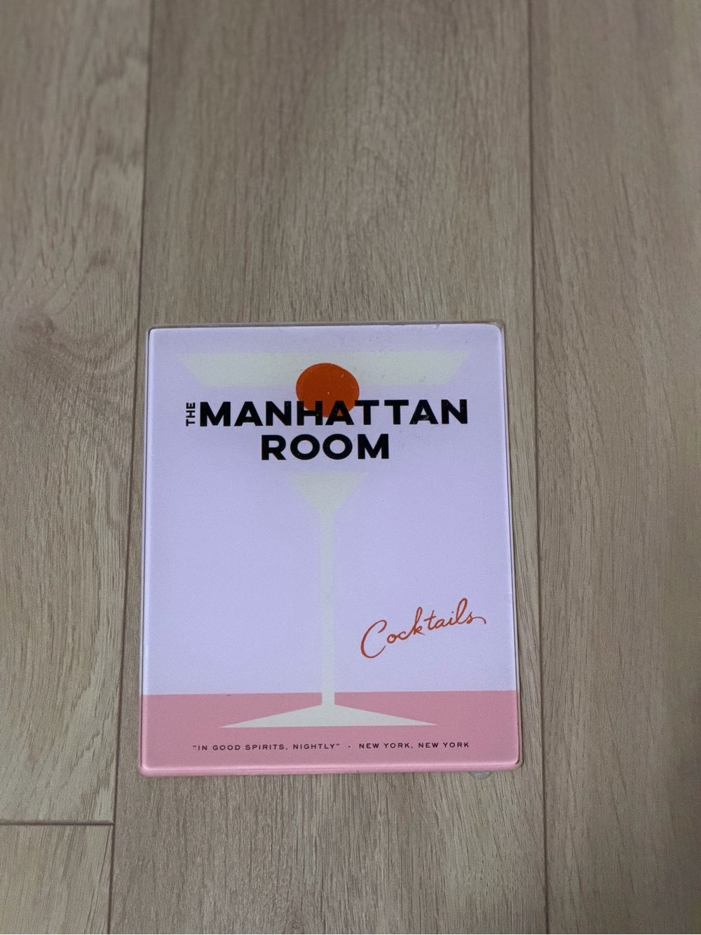 kate spade Pink and Orange Manhattan Room Cocktail Wall Art
